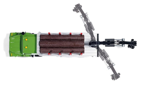 Siku 1:50 Mercedes Zetros Logging Truck-SKU2714-Animal Kingdoms Toy Store
