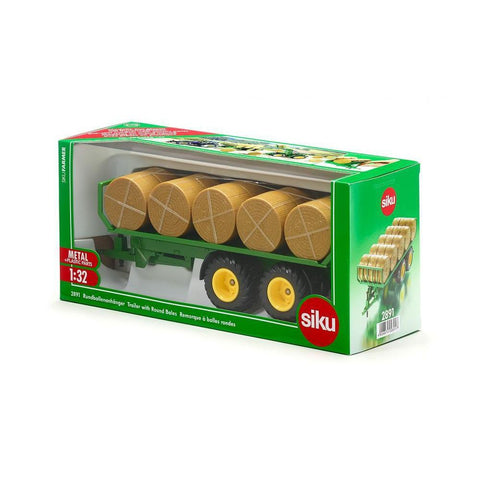 Siku 1:32 Trailer with Round Hay Bales-SKU2891-Animal Kingdoms Toy Store
