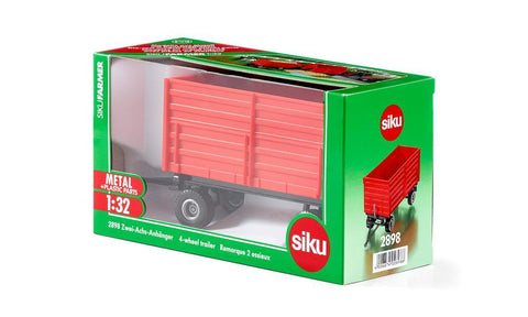 Siku 1:32 4-Wheel Trailer-SKU2898-Animal Kingdoms Toy Store