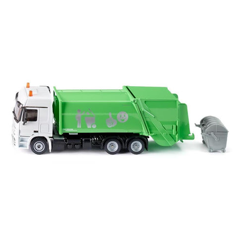 Siku 1:50 Mercedes Rubbish Truck with Skip-SKU2938-Animal Kingdoms Toy Store