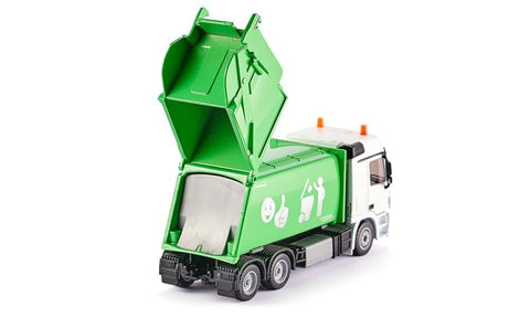Siku 1:50 Mercedes Rubbish Truck with Skip-SKU2938-Animal Kingdoms Toy Store