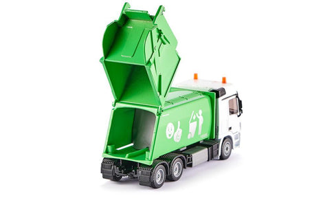 Siku 1:50 Mercedes Rubbish Truck with Skip-SKU2938-Animal Kingdoms Toy Store