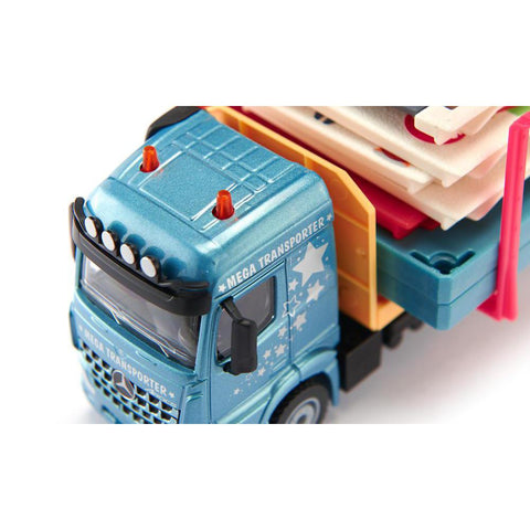 Siku 1:50 Mercedes Actros Prefab House Transporter-SKU3562-Animal Kingdoms Toy Store