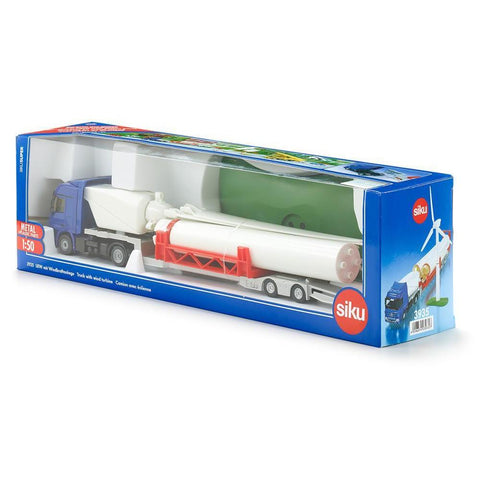 Siku 1:50 Mercedes Actros with Wind Turbine-SKU3935-Animal Kingdoms Toy Store