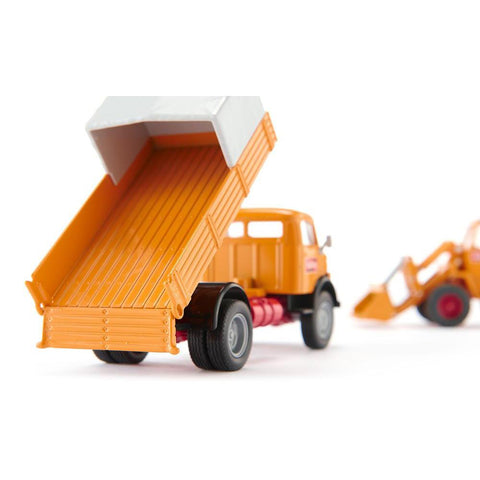 Siku 1:50 Mercedes-Benz 710 with Kramer 411 Bölling Wheeled Loader-SKU4117-Animal Kingdoms Toy Store