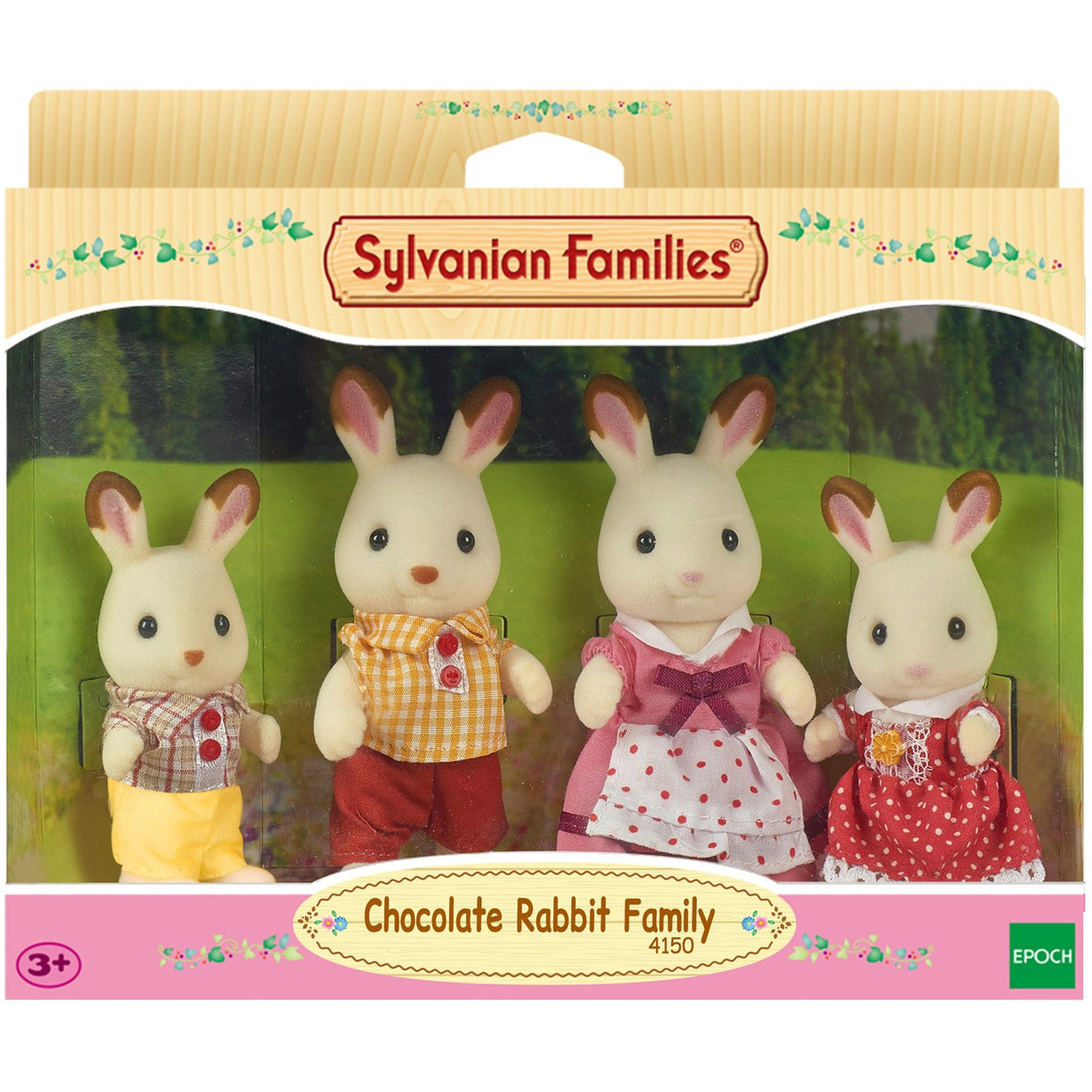 Sylvanian Families Art.4150 Chocolate Rabbit Family Set - Catalog / Toys &  Games / By Type /  - Kids online store