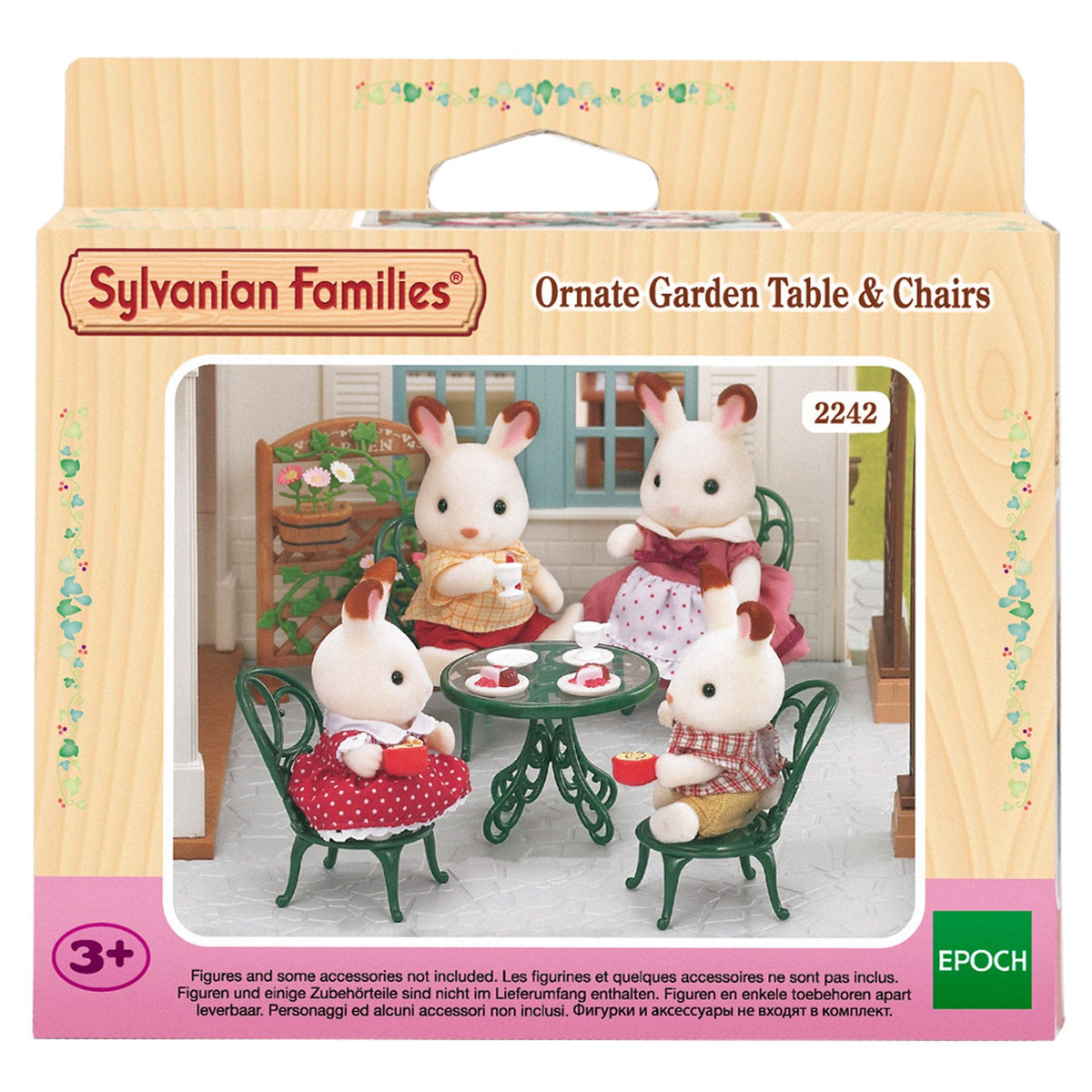 Sylvanian Families Ornate Garden Table & Chairs-4507-Animal Kingdoms Toy Store