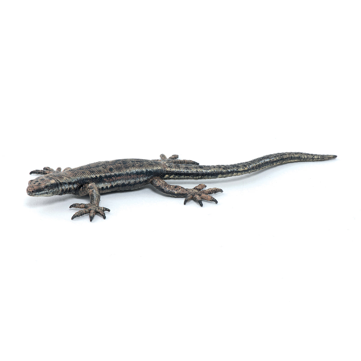 Figura De Lagarto Con Volantes Papo - Multicolor, Pintada A Mano, Ideal Para Coleccionar Y Jugar