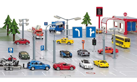 Siku World City Playset with 3 Cars-SKU5501-Animal Kingdoms Toy Store