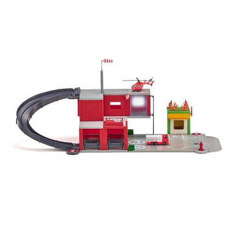 Siku World Fire Station with Light & Sound-SKU5508-Animal Kingdoms Toy Store