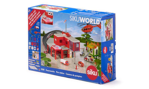 Siku World Fire Station with Light & Sound-SKU5508-Animal Kingdoms Toy Store