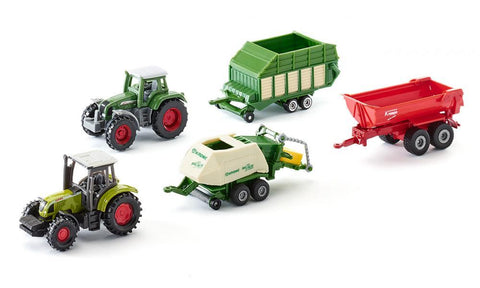 Siku 5pc Tractor & Trailer Set-SKU6286-Animal Kingdoms Toy Store