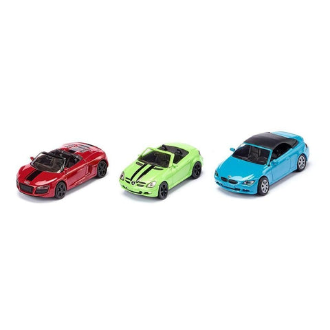 Siku 3pc Convertible Car Set-SKU6314-Animal Kingdoms Toy Store