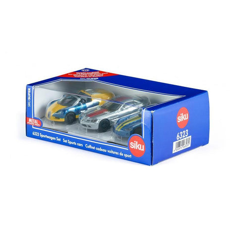 Siku 3pc Sports Car Set-SKU6323-Animal Kingdoms Toy Store