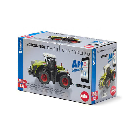 Siku R/C 1:32 Claas Xerion 5000 TRAC VC with Bluetooth app control-SKU6791-Animal Kingdoms Toy Store
