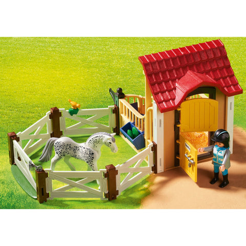 Playmobil Country Horse Stable with Appaloosa-6935-Animal Kingdoms Toy Store