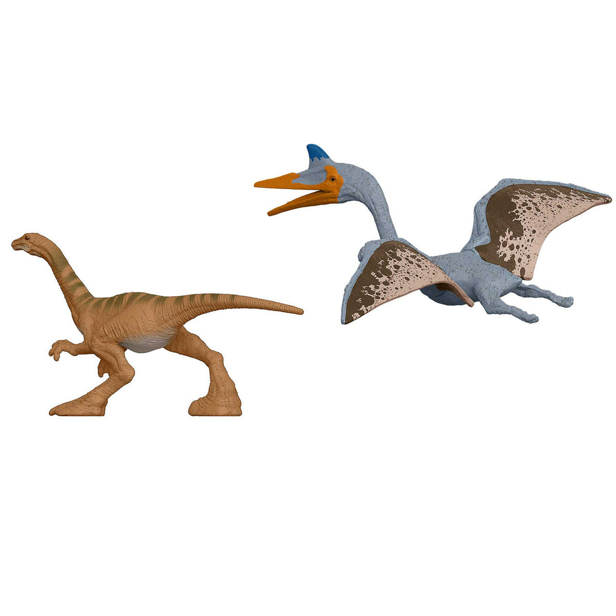 Jurassic World Dominion Minis Gallimimus and Quetzalcoatlus