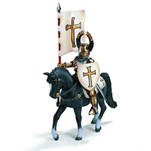 Schleich Standard Bearer on Horseback-70035-Animal Kingdoms Toy Store