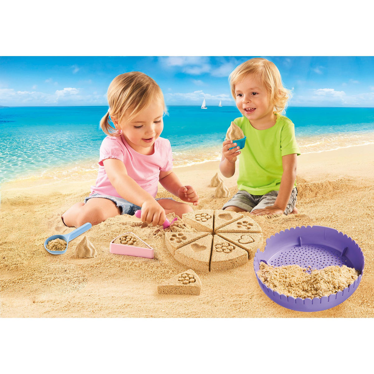 Playmobil 1.2.3. Bakery Sand Bucket-70339-Animal Kingdoms Toy Store