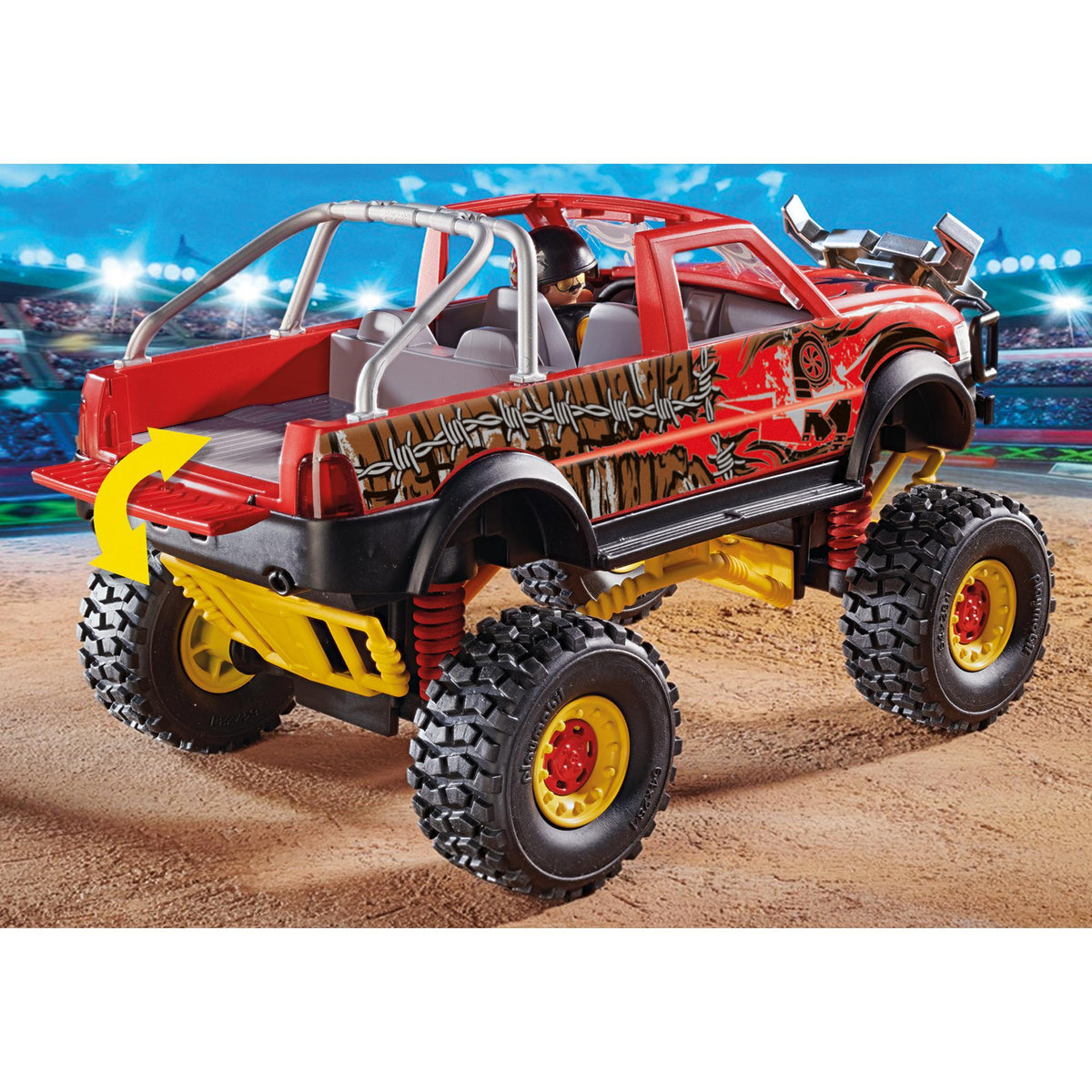 Playmobil Stunt Show Bull Monster Truck-70549-Animal Kingdoms Toy Store