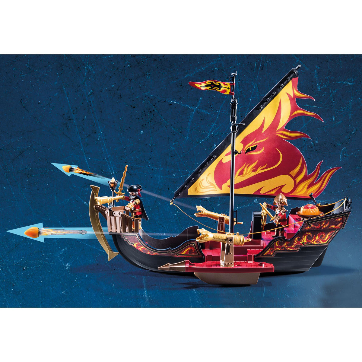 Playmobil Novelmore Burnham Raiders Fire Ship-70641-Animal Kingdoms Toy Store