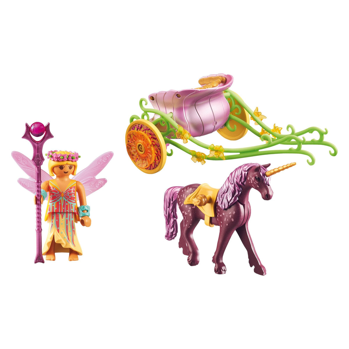 Playmobil Fairies Unicorn Fairy Carriage – Animal Kingdoms Toy Store