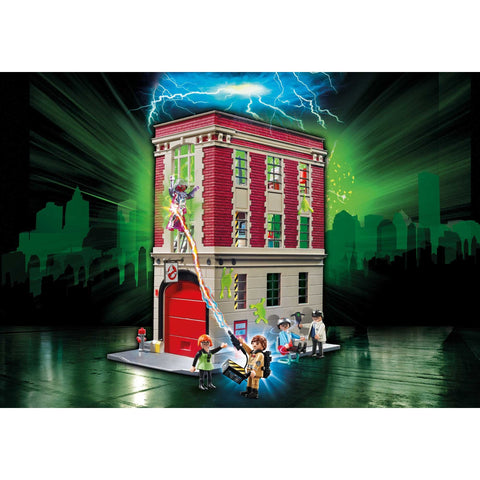Playmobil Ghostbuster Firehouse-9219-Animal Kingdoms Toy Store