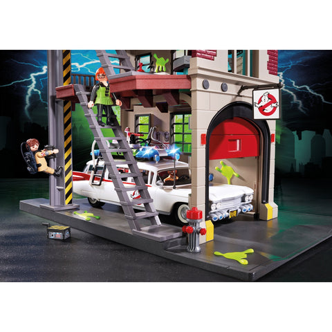 Playmobil Ghostbuster Firehouse-9219-Animal Kingdoms Toy Store