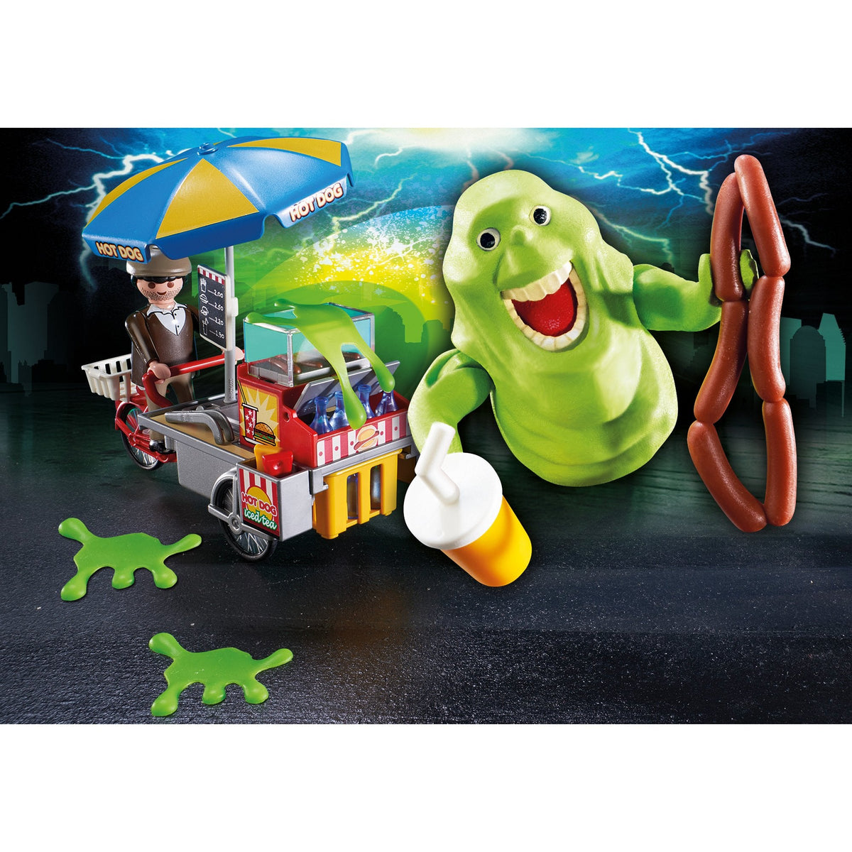 Dog Cart Slimer Playmobil Playmobil Ghostbuster Slimer Hotdog - Main Image
