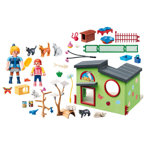 Playmobil Purrfect Stay Cat Boarding-09276-Animal Kingdoms Toy Store