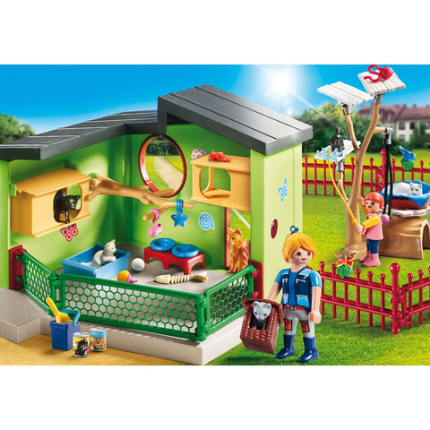 Playmobil Purrfect Stay Cat Boarding-09276-Animal Kingdoms Toy Store