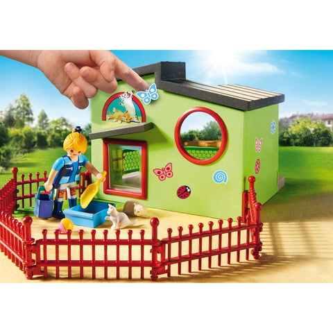 Playmobil Purrfect Stay Cat Boarding-09276-Animal Kingdoms Toy Store