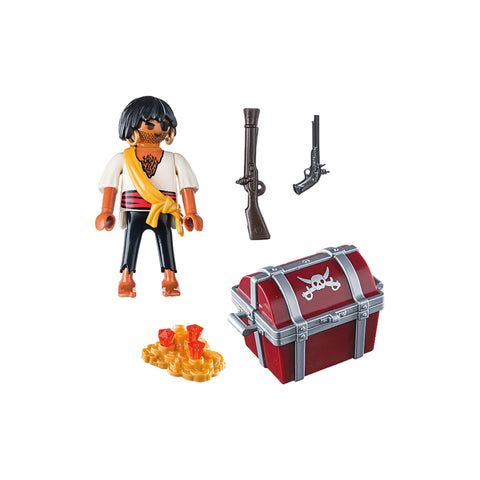Playmobil Special Plus Pirate With Treasure Chest-9358-Animal Kingdoms Toy Store