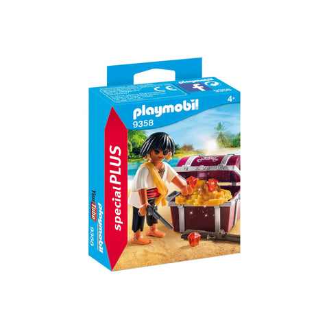 Playmobil Special Plus Pirate With Treasure Chest-9358-Animal Kingdoms Toy Store