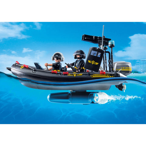 Playmobil Tactical Unit Boat-9362-Animal Kingdoms Toy Store