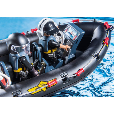 Playmobil Tactical Unit Boat-9362-Animal Kingdoms Toy Store