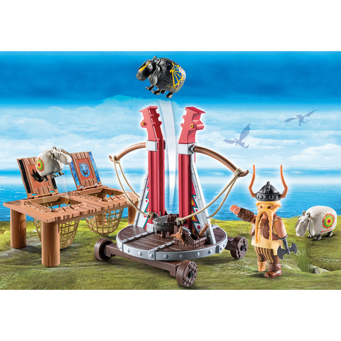 Playmobil Dragon Racing Gobber the Belch with Sheep Sling