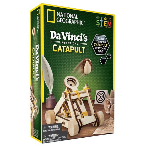 National Geographic DaVinci Inventions Catapult-NGDAVCAT-Animal Kingdoms Toy Store