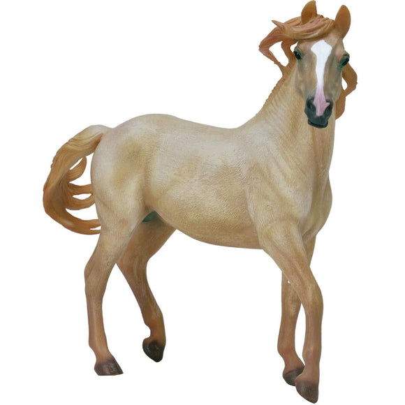 CollectA Mustang Stallion Light Palomino Deluxe 1:12 Scale-89807-Animal Kingdoms Toy Store