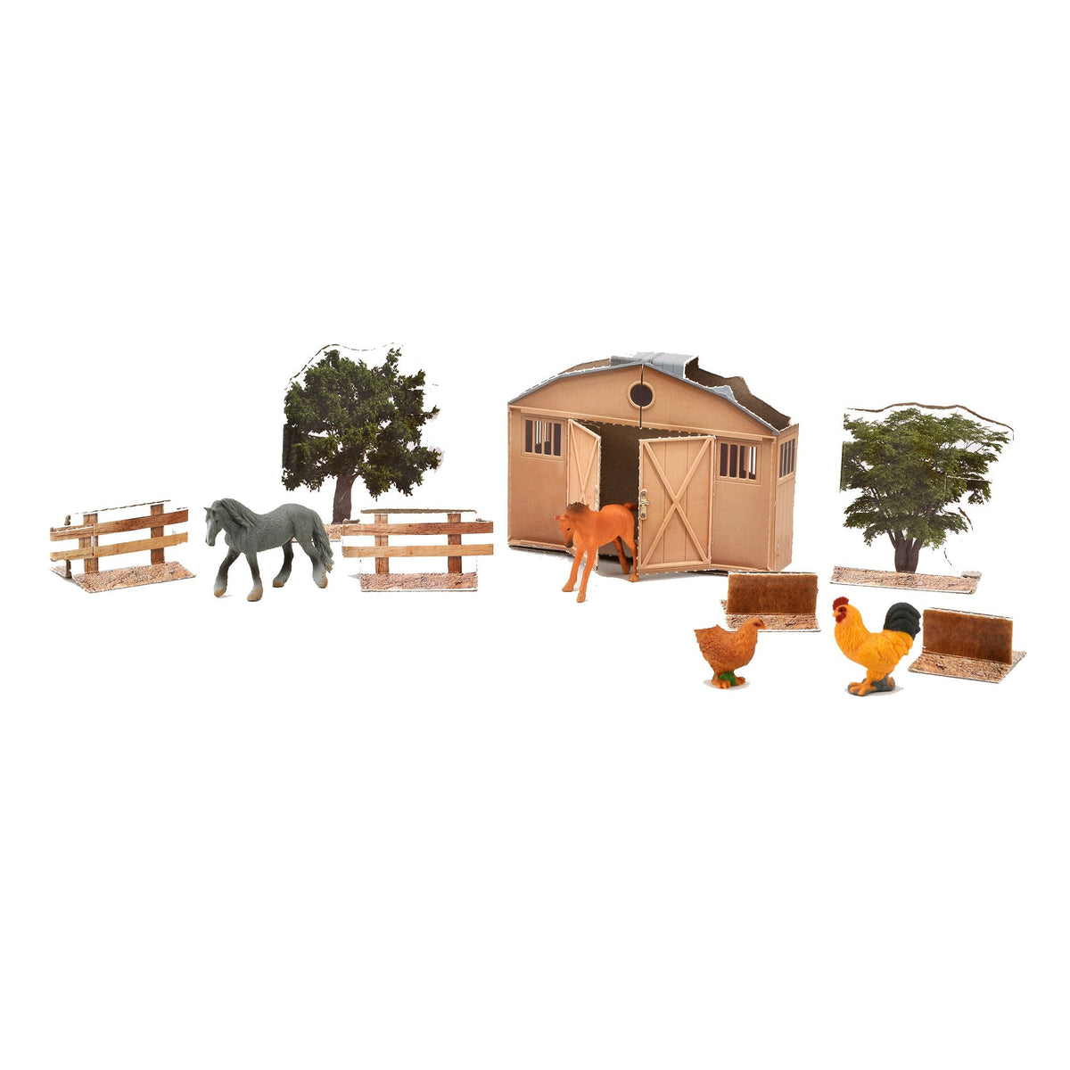 CollectA Advent Calendar Horse and Farm Damaged Box Animal Kingdoms