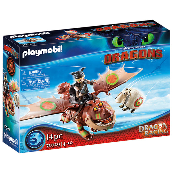 Playmobil Dragon Racing Fishlegs and Meatlug