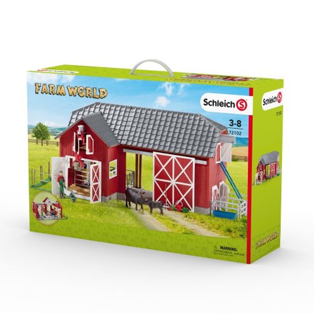 Schleich Limited Edition Large farm with Black Angus-72102-Animal Kingdoms Toy Store