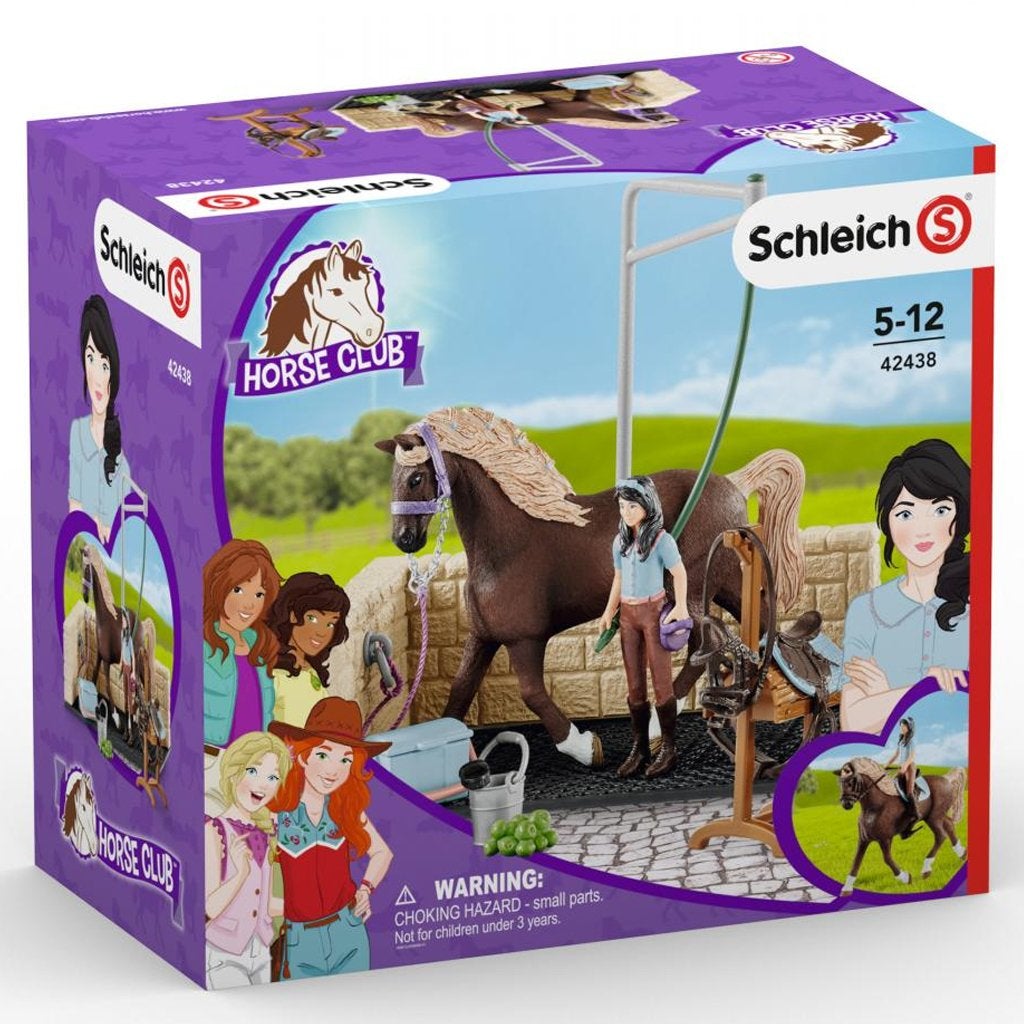 Schleich Emily's Horse Wash-42438-Animal Kingdoms Toy Store