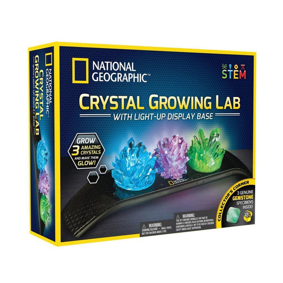 National Geographic Light Up Crystal Growing Kit-NGLITCRYSTAL-Animal Kingdoms Toy Store