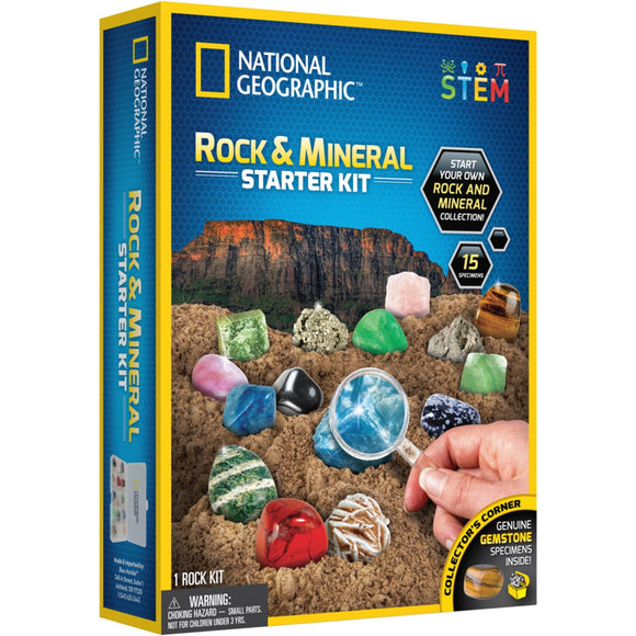 National Geographic Rock and Mineral Starter Kit-NGRM15-Animal Kingdoms Toy Store