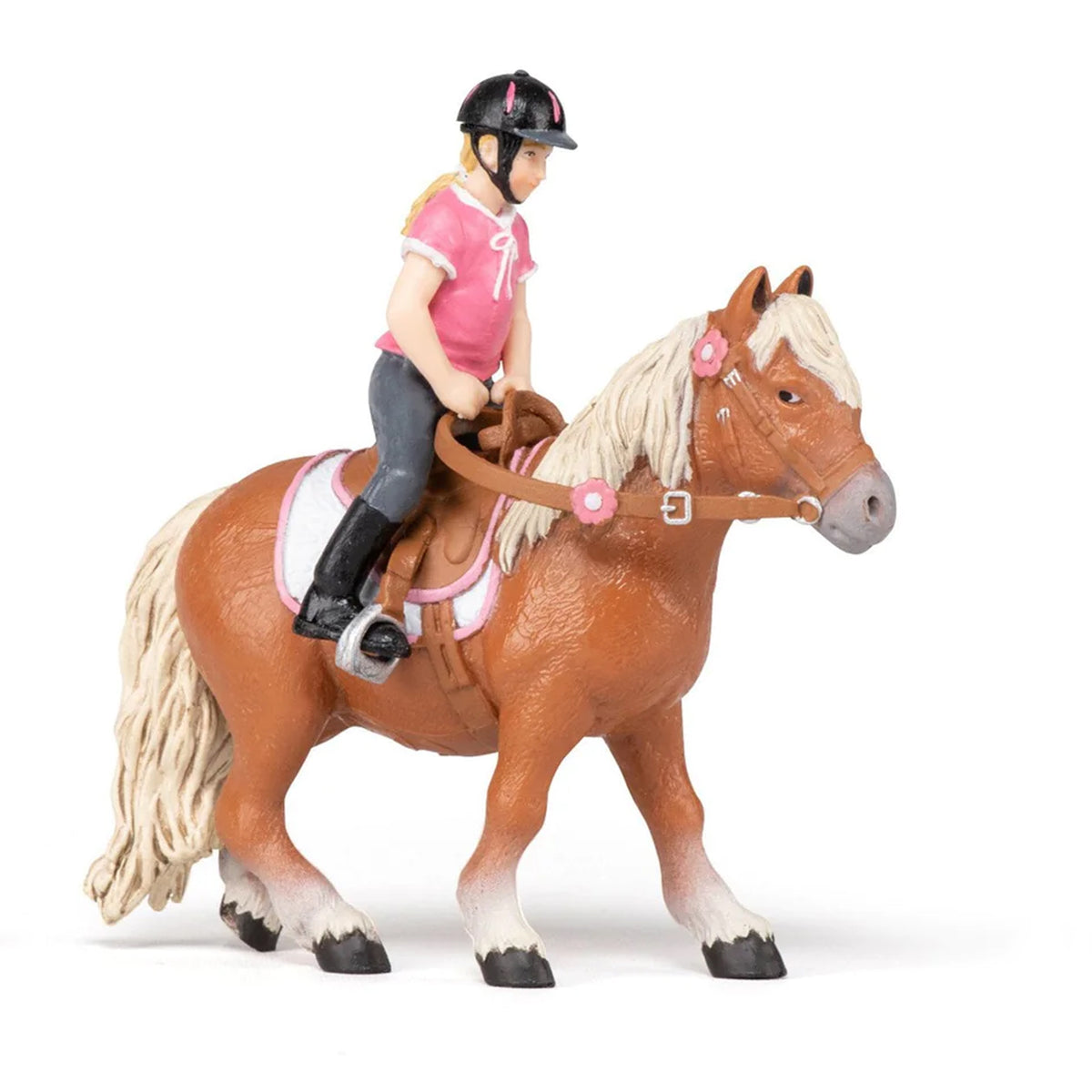 Papo Shetland Pony with Saddle