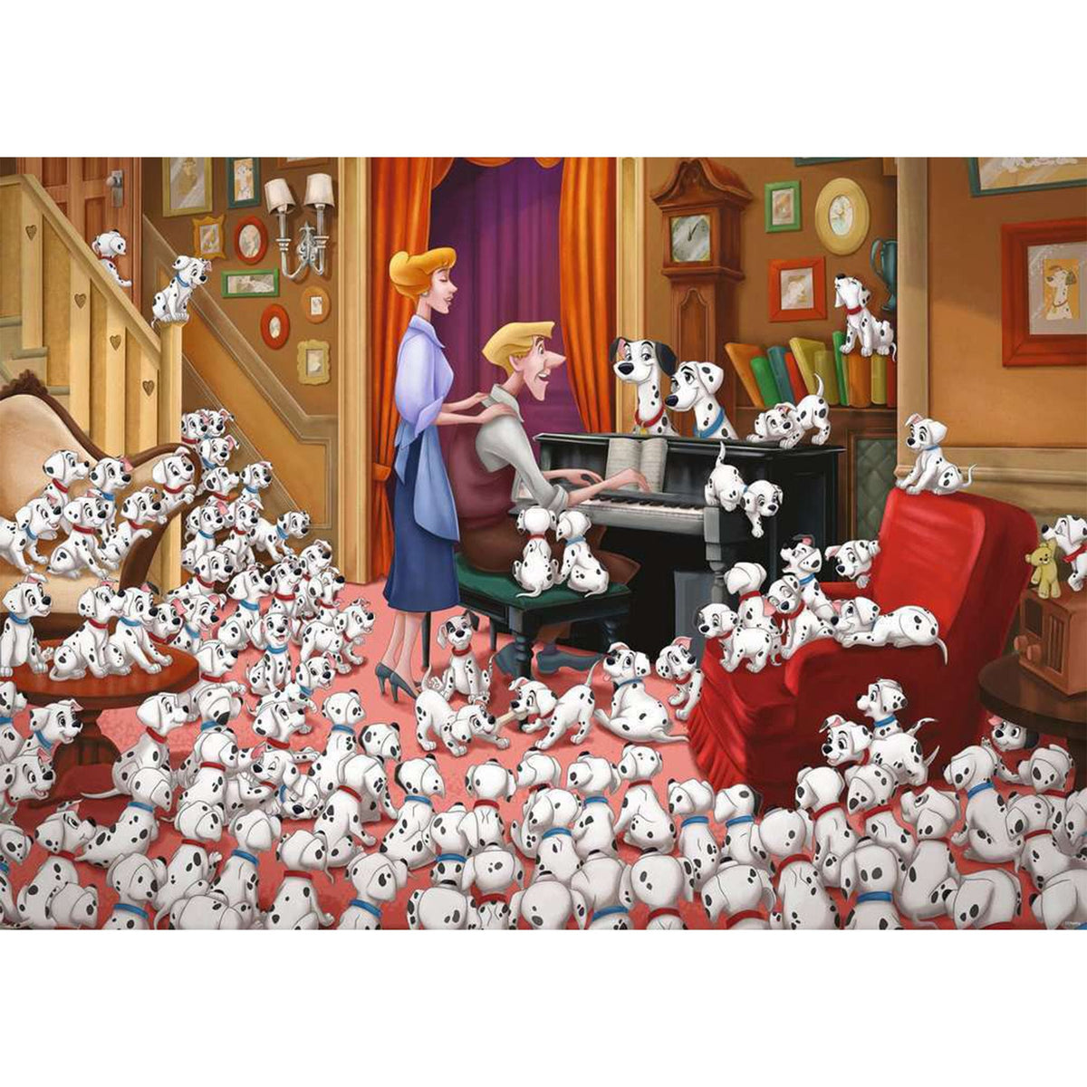 Ravensburger Disney Moments 1961 101 Dalmatians 1000pc-RB13973-6-Animal Kingdoms Toy Store
