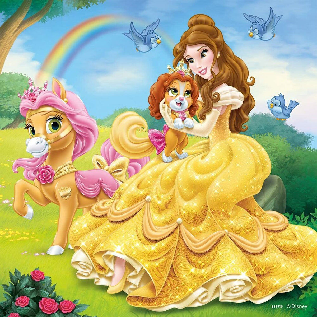 Ravensburger Disney Place Pets and Princess 3x49 puzzle – Animal ...