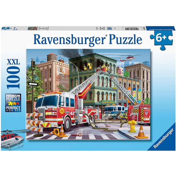 Ravensburger Fire Truck Rescue 100pc Puzzle