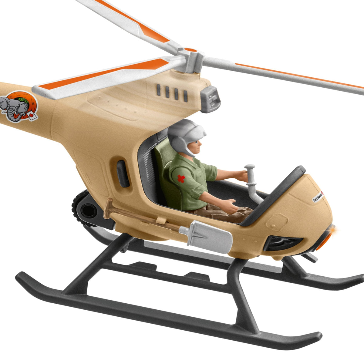 Schleich Animal Rescue Helicopter-42476-Animal Kingdoms Toy Store